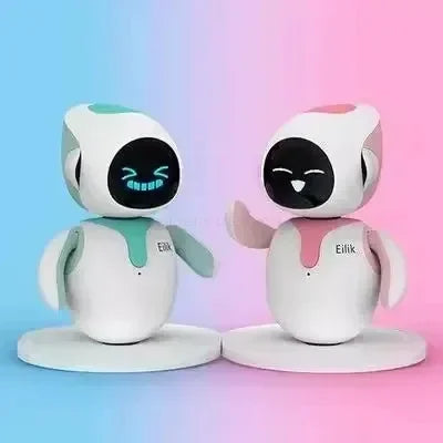 Smart Robot Home Ai Interactive Robots Emo Accompany Spanish Voice Electronic Toys Mini Desktop Compatible for Android Ios