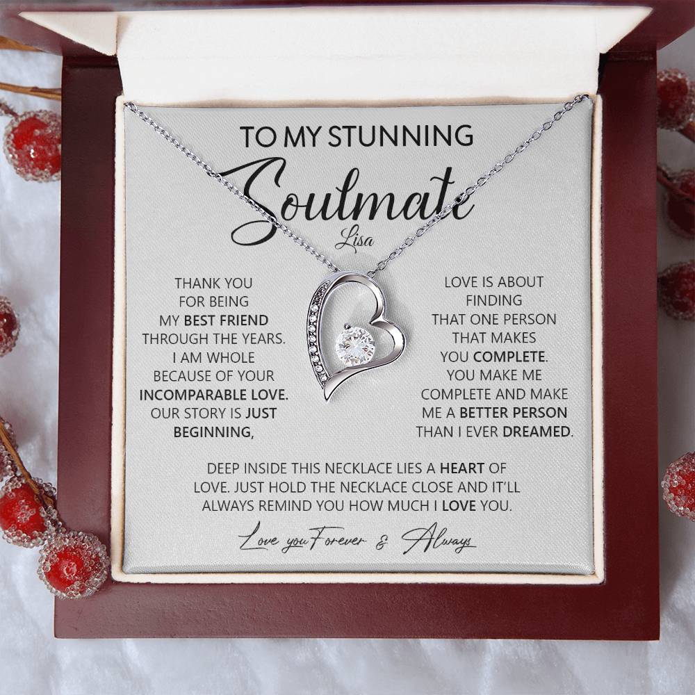 To My Stunning Soulmate | With Personalization