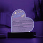 Super Mom | Heart Night Light