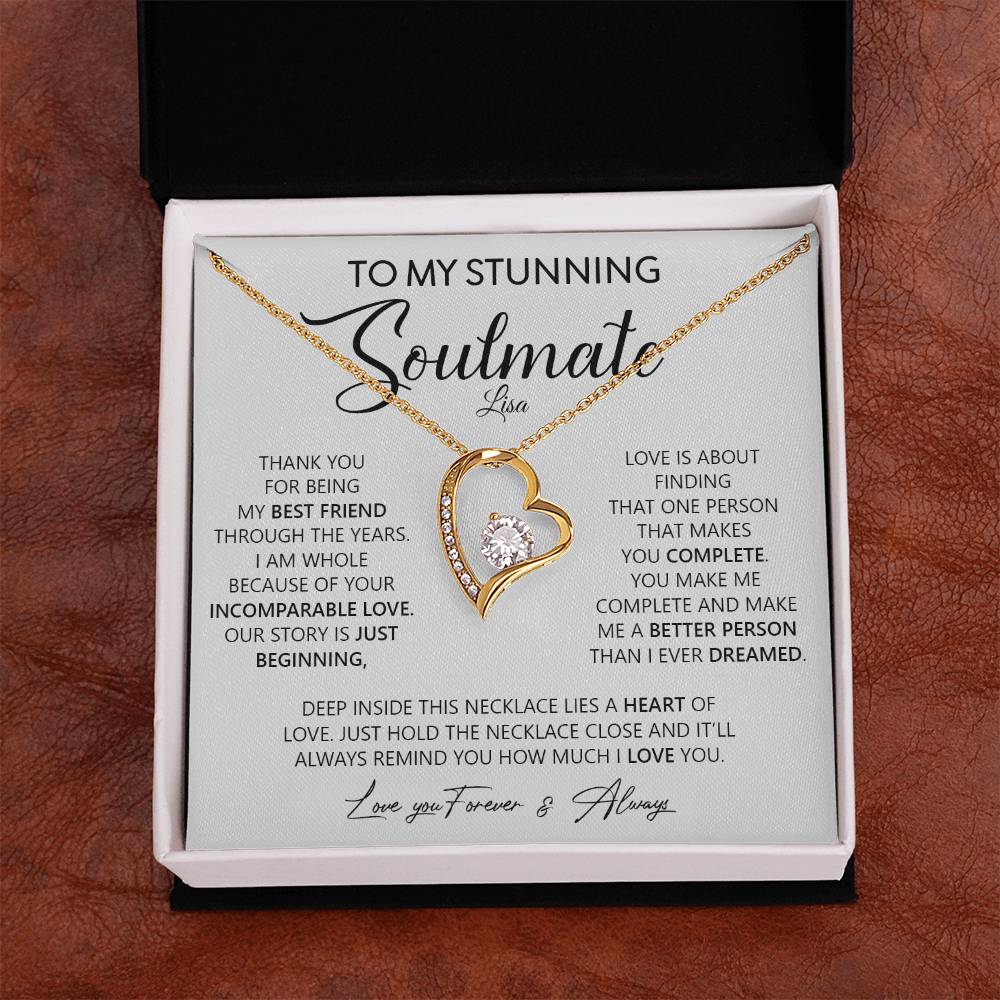 To My Stunning Soulmate | With Personalization