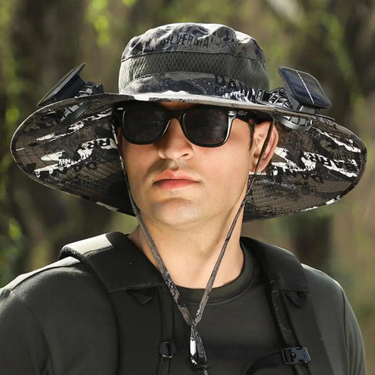 CoolBreeze Solar Fan Hat