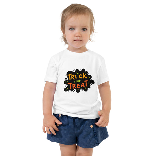 Trick or Treat for Toddlers Halloween T-Shirt  Short Sleeve Tee