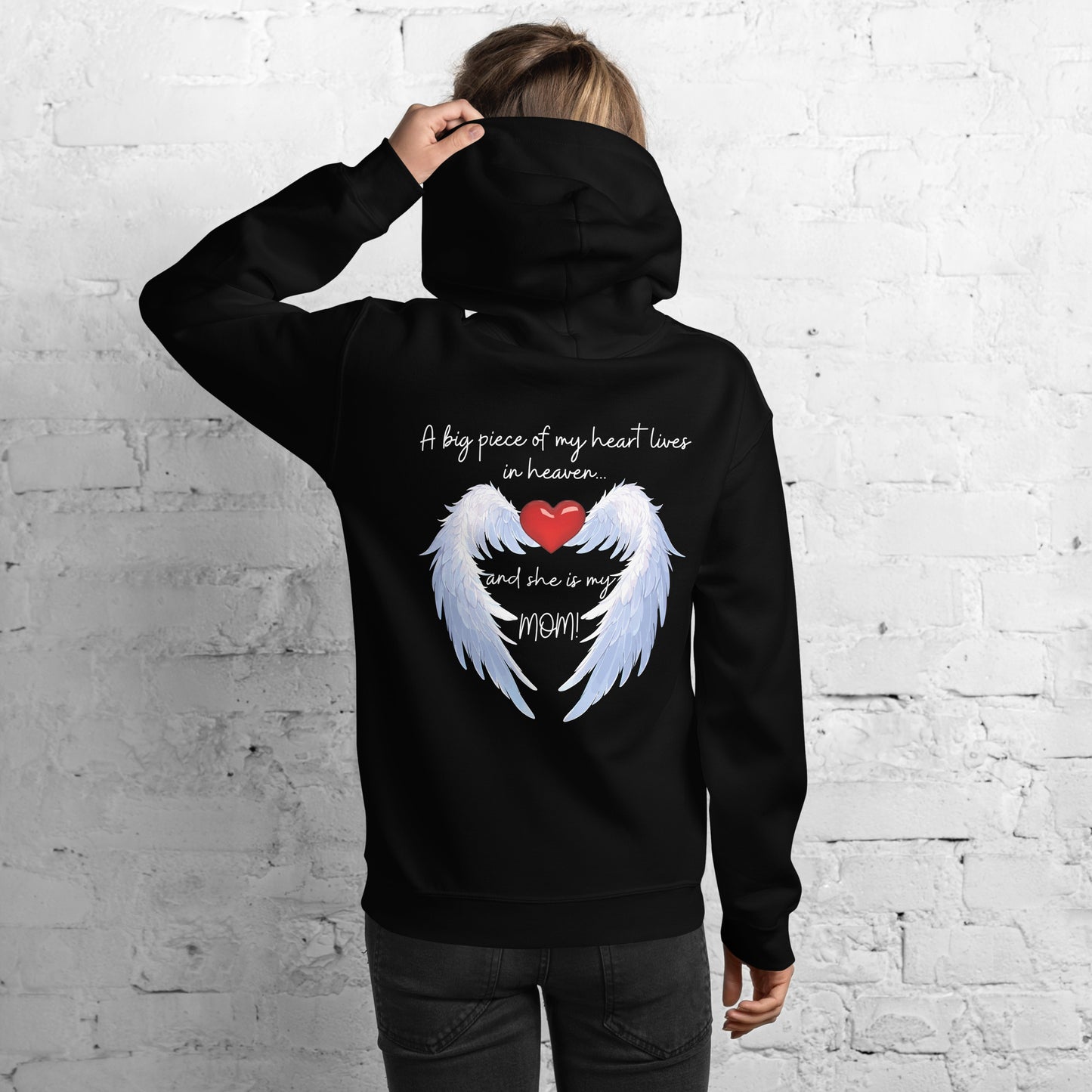 "Heavenly Heart Mom" Tribute Hoodie Unisex Hoodie