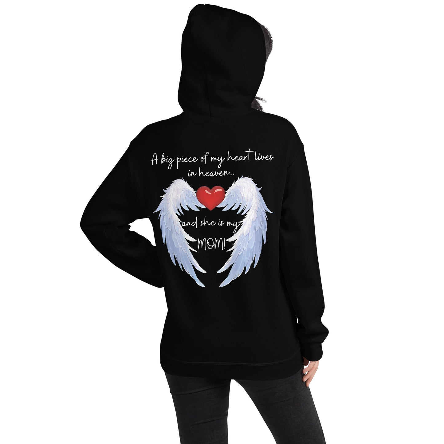 "Heavenly Heart Mom" Tribute Hoodie Unisex Hoodie