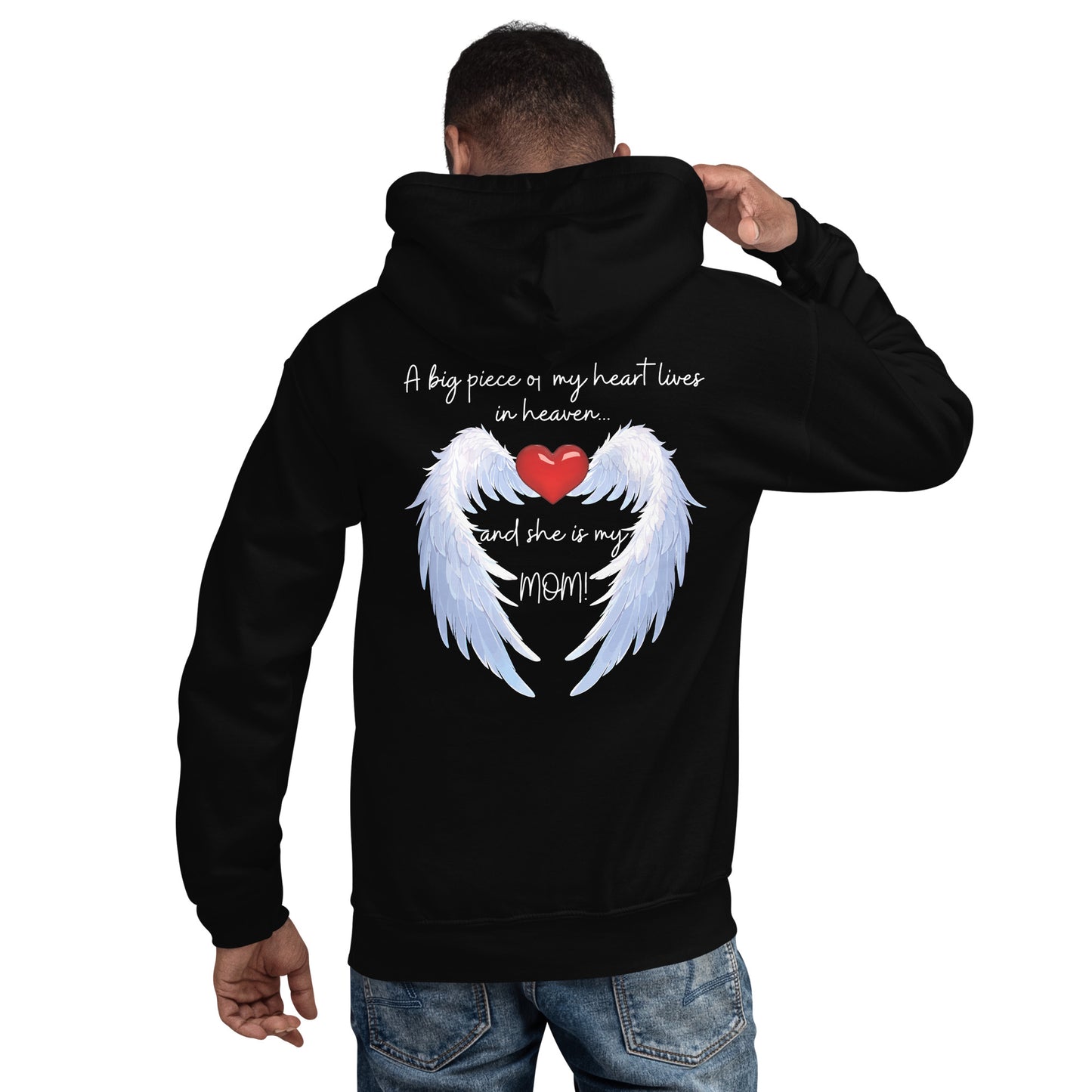 "Heavenly Heart Mom" Tribute Hoodie Unisex Hoodie