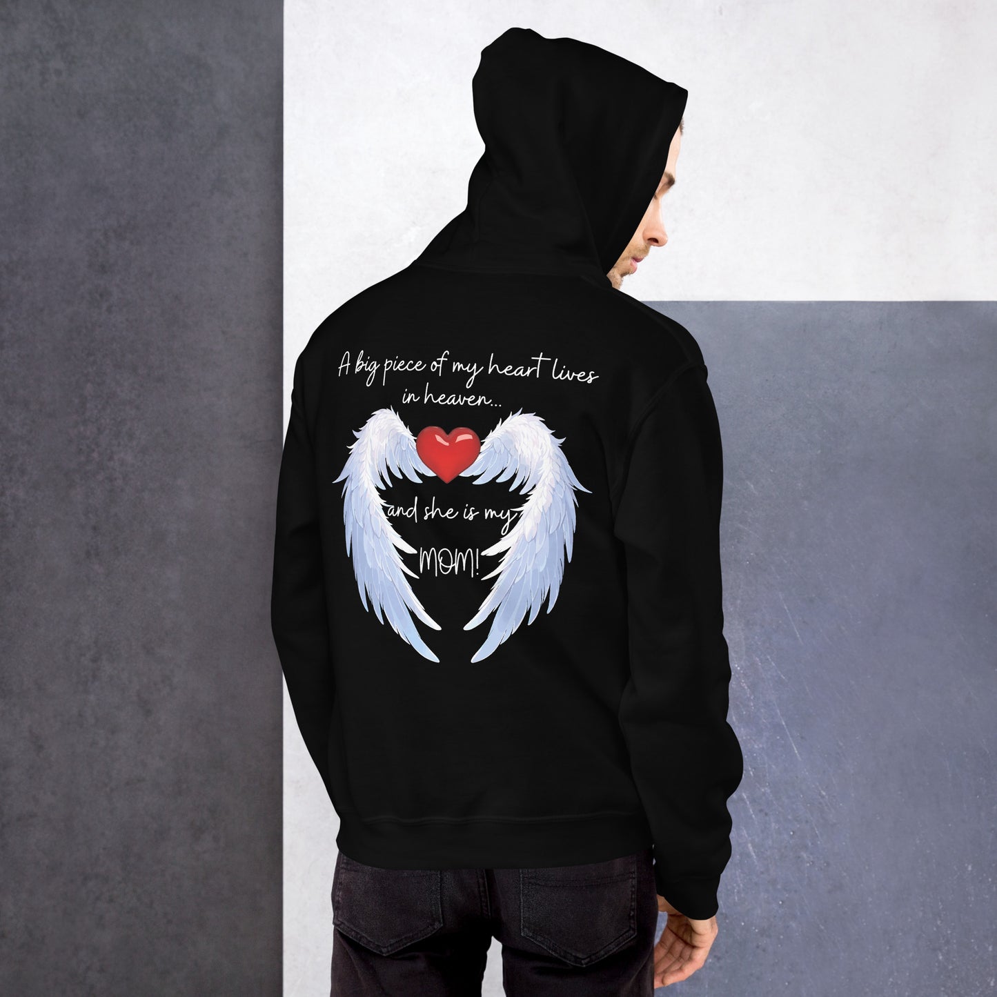 "Heavenly Heart Mom" Tribute Hoodie Unisex Hoodie