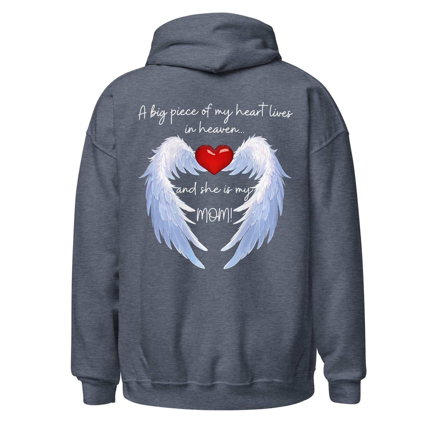 "Heavenly Heart Mom" Tribute Hoodie Unisex Hoodie