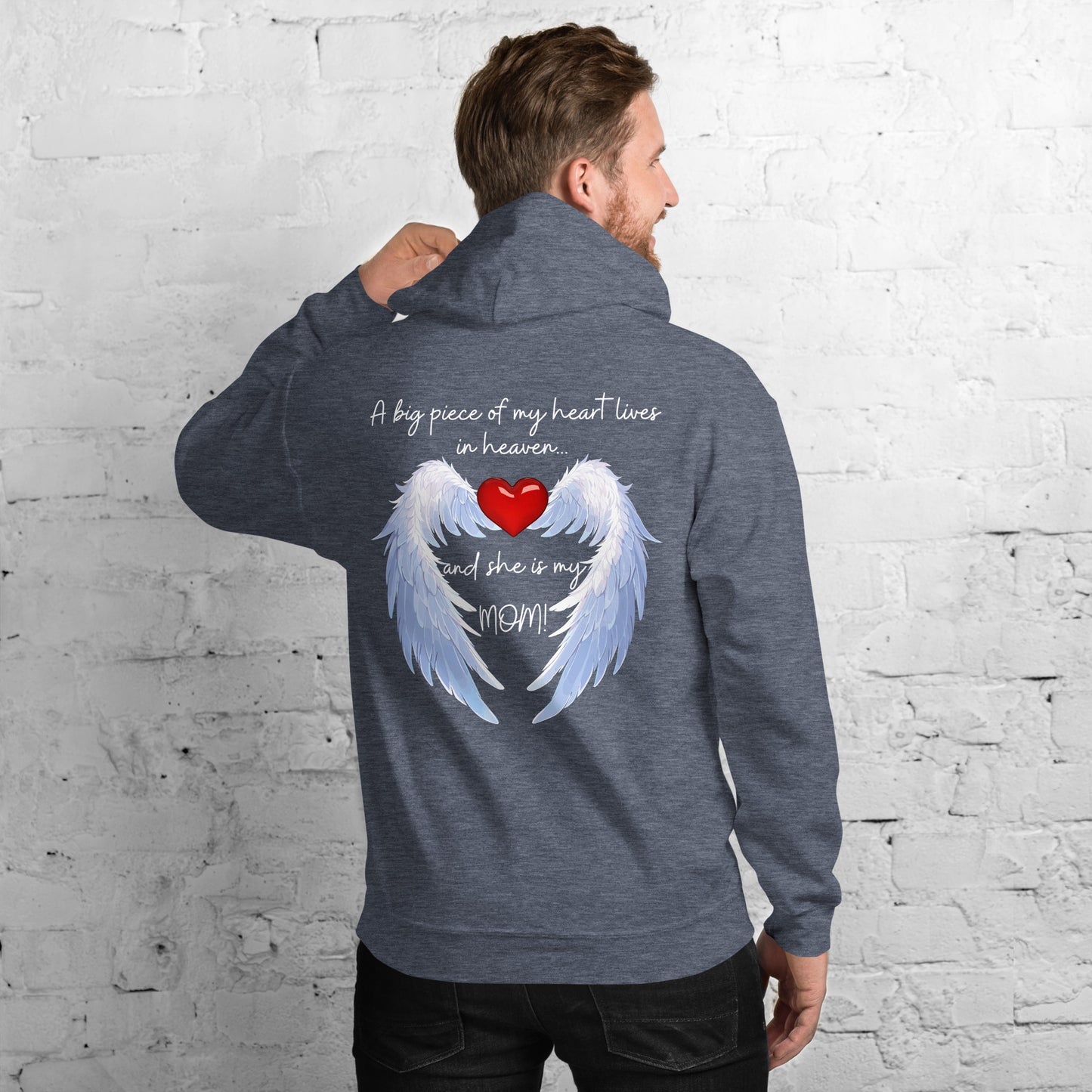 "Heavenly Heart Mom" Tribute Hoodie Unisex Hoodie