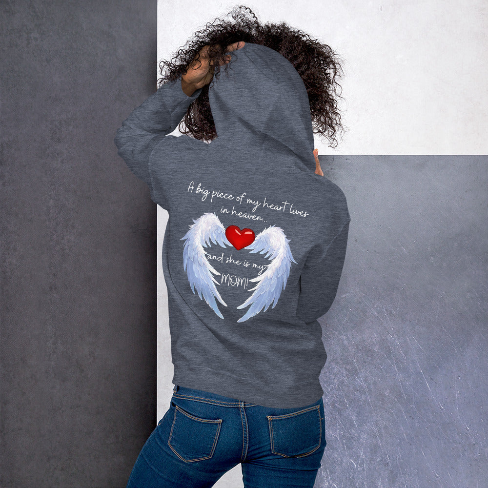 "Heavenly Heart Mom" Tribute Hoodie Unisex Hoodie