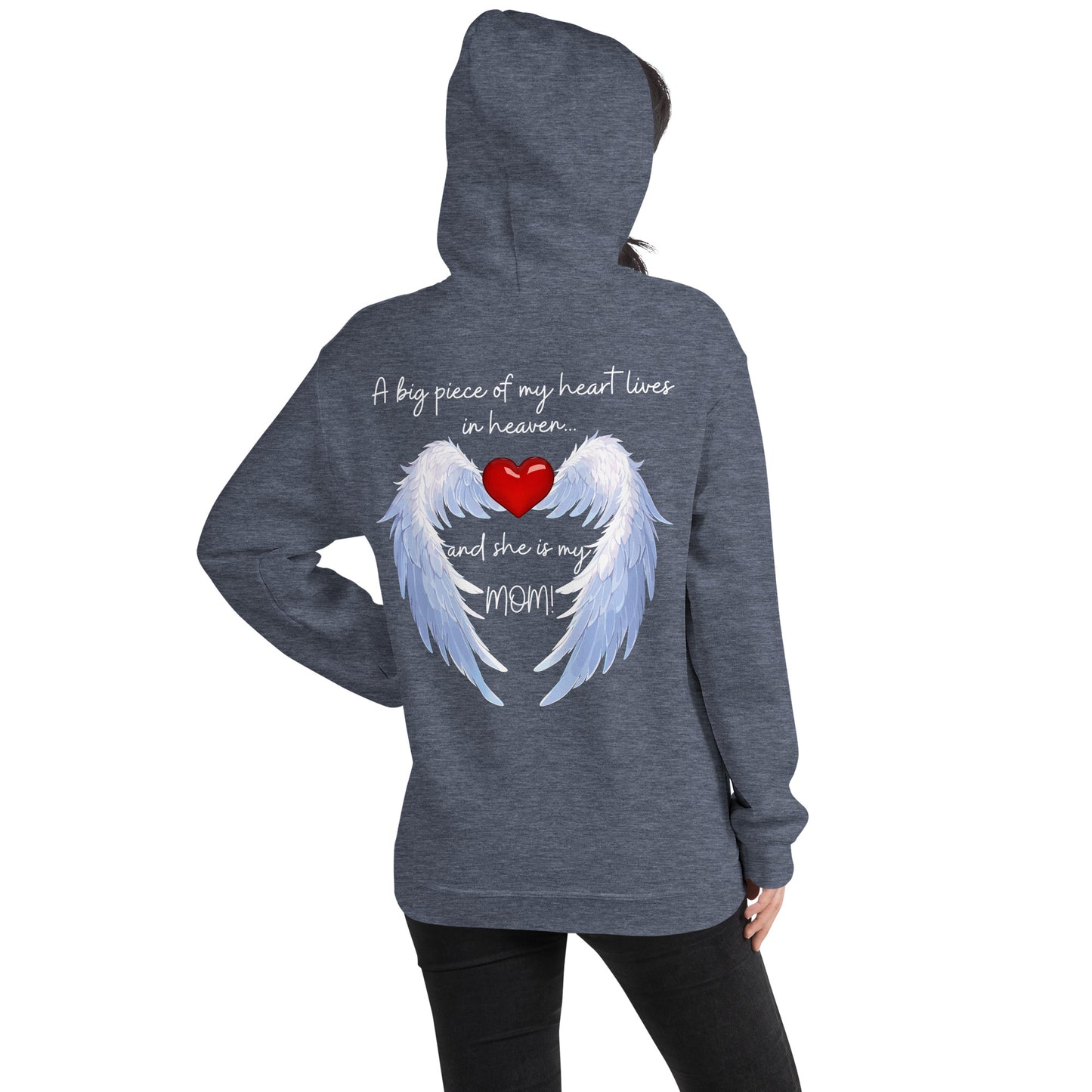 "Heavenly Heart Mom" Tribute Hoodie Unisex Hoodie