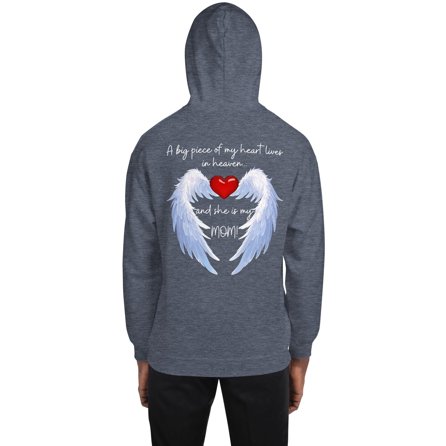 "Heavenly Heart Mom" Tribute Hoodie Unisex Hoodie