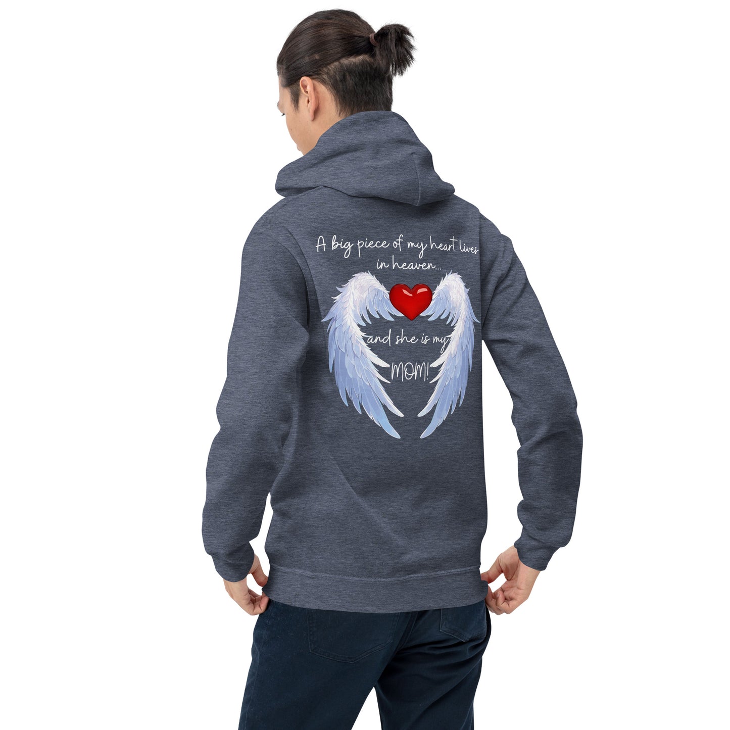 "Heavenly Heart Mom" Tribute Hoodie Unisex Hoodie