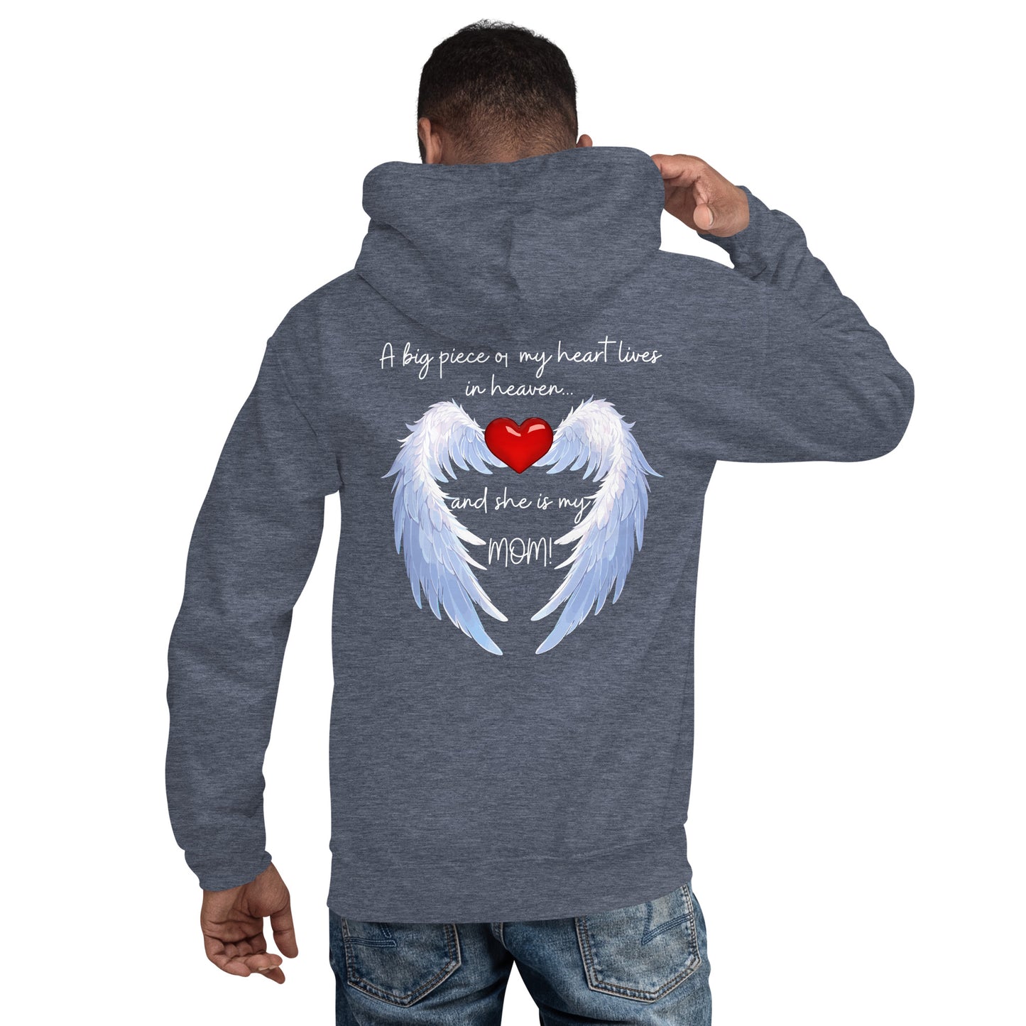 "Heavenly Heart Mom" Tribute Hoodie Unisex Hoodie