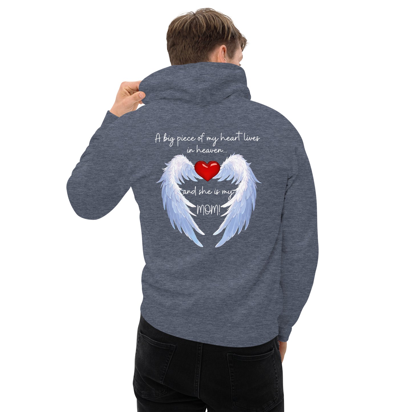 "Heavenly Heart Mom" Tribute Hoodie Unisex Hoodie