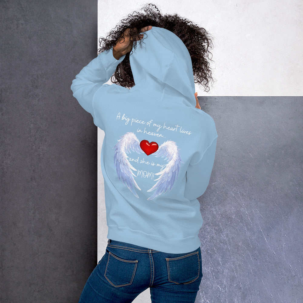 "Heavenly Heart Mom" Tribute Hoodie Unisex Hoodie