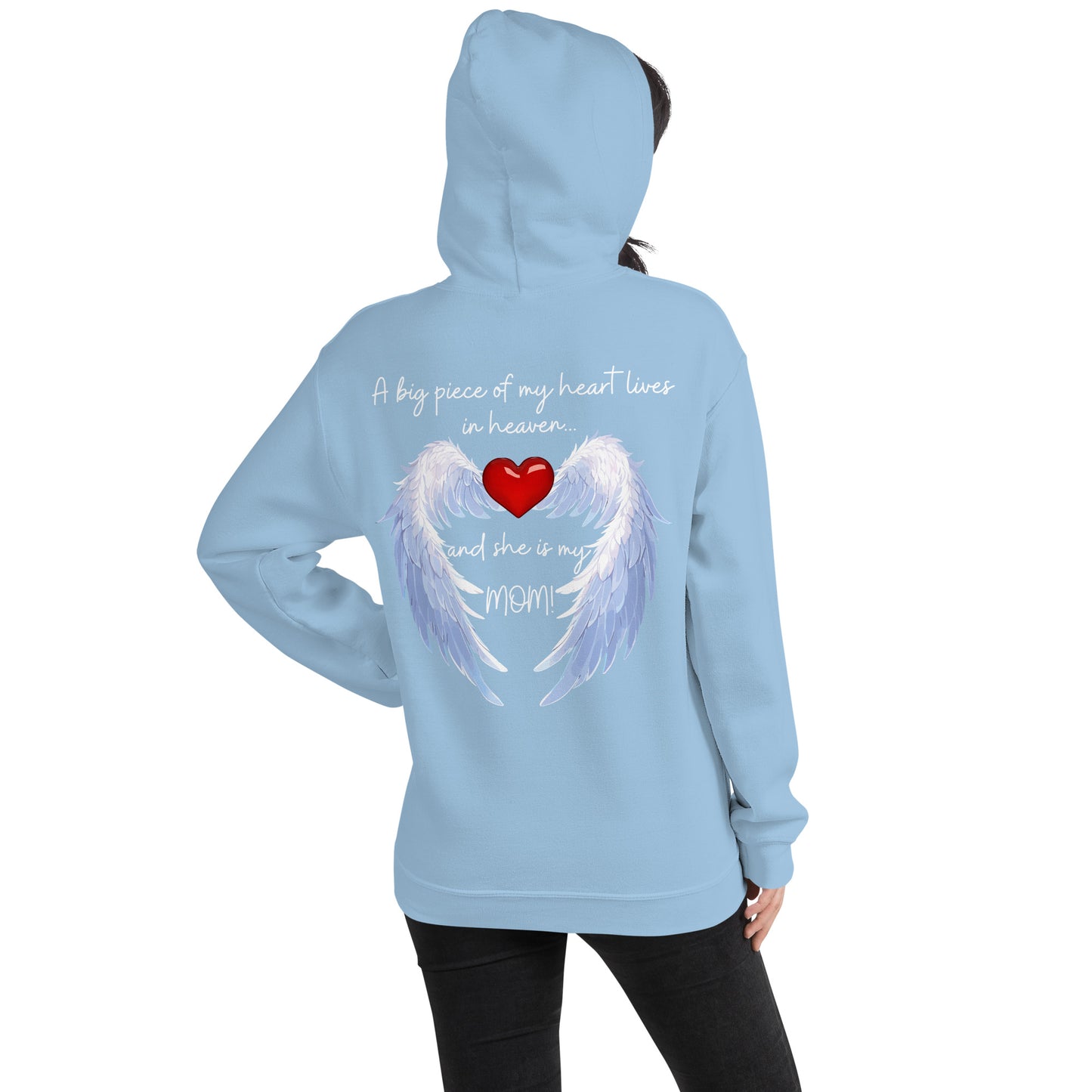 "Heavenly Heart Mom" Tribute Hoodie Unisex Hoodie