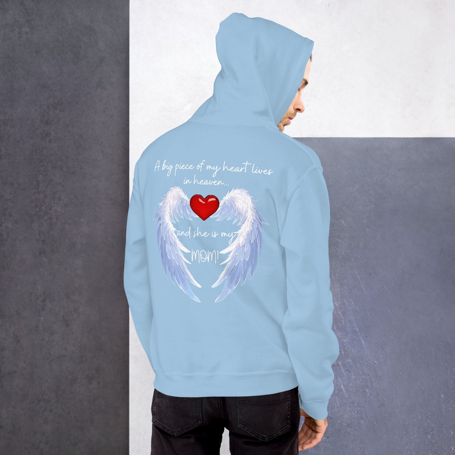 "Heavenly Heart Mom" Tribute Hoodie Unisex Hoodie