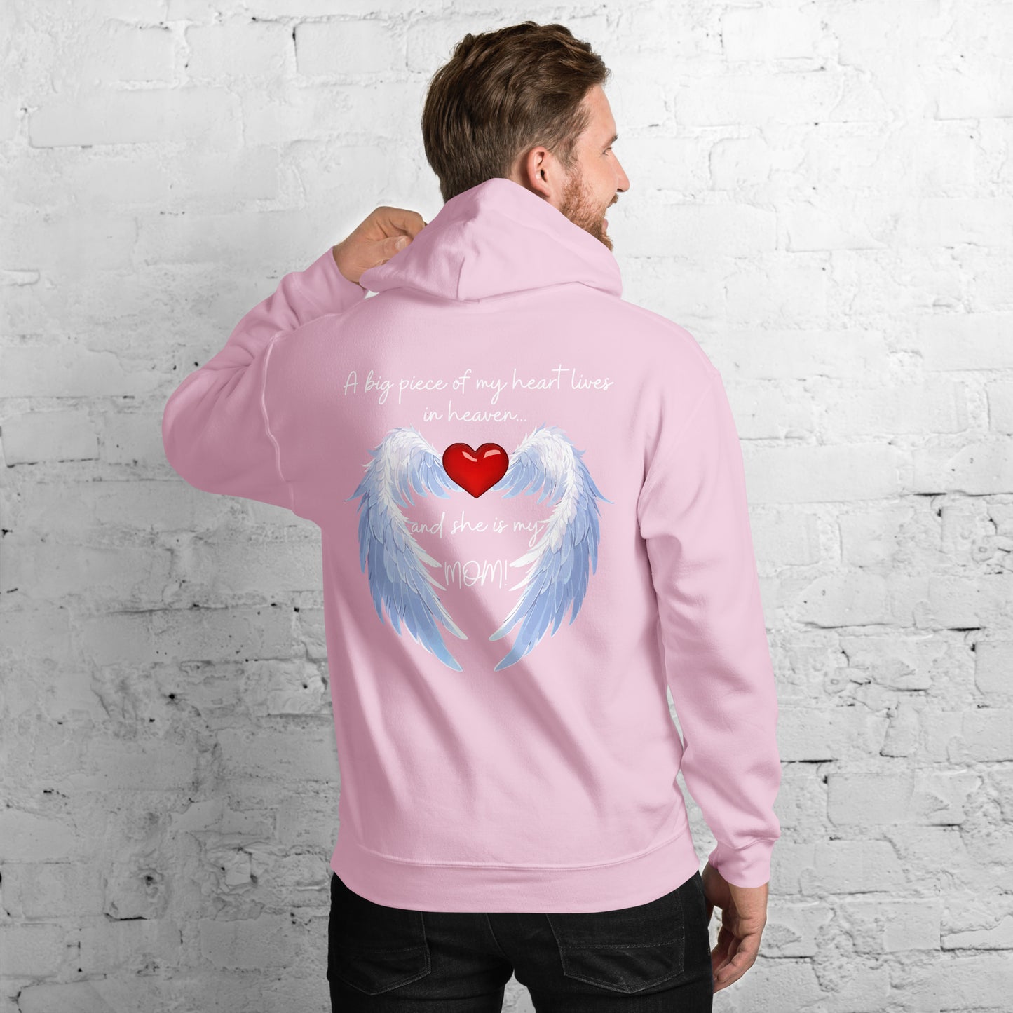 "Heavenly Heart Mom" Tribute Hoodie Unisex Hoodie