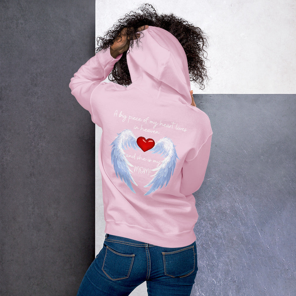 "Heavenly Heart Mom" Tribute Hoodie Unisex Hoodie