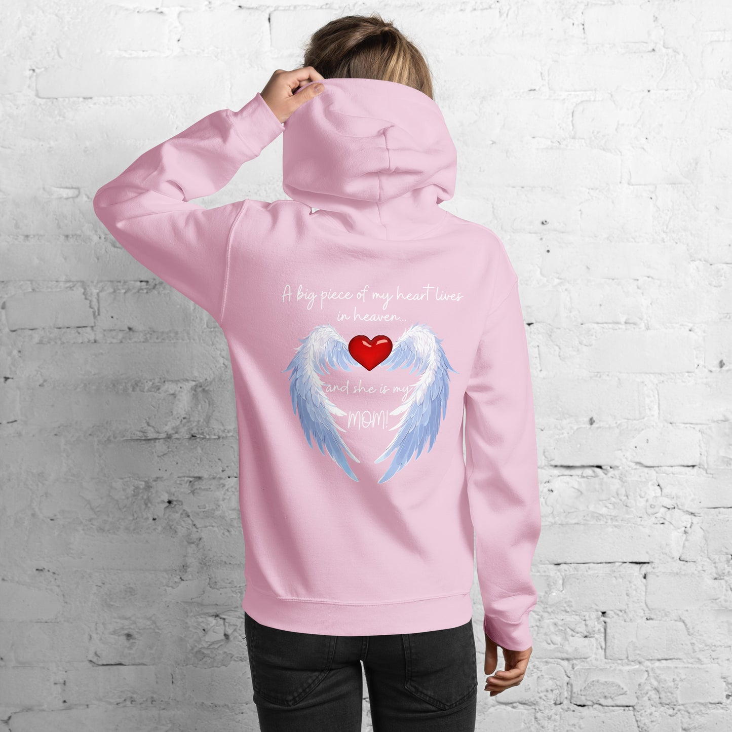 "Heavenly Heart Mom" Tribute Hoodie Unisex Hoodie