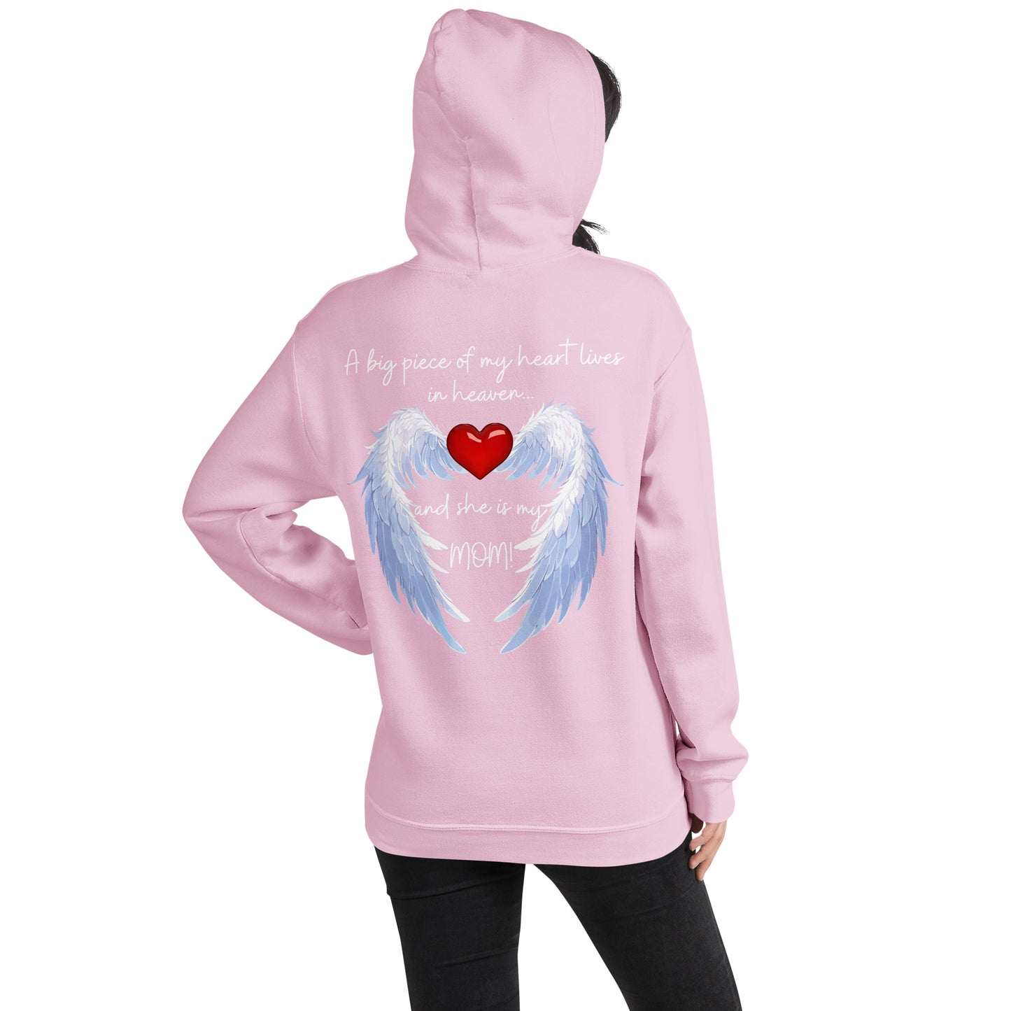 "Heavenly Heart Mom" Tribute Hoodie Unisex Hoodie