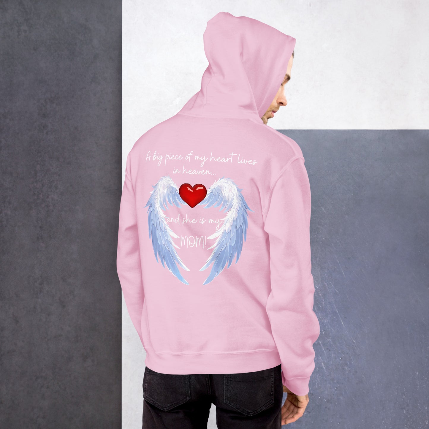 "Heavenly Heart Mom" Tribute Hoodie Unisex Hoodie