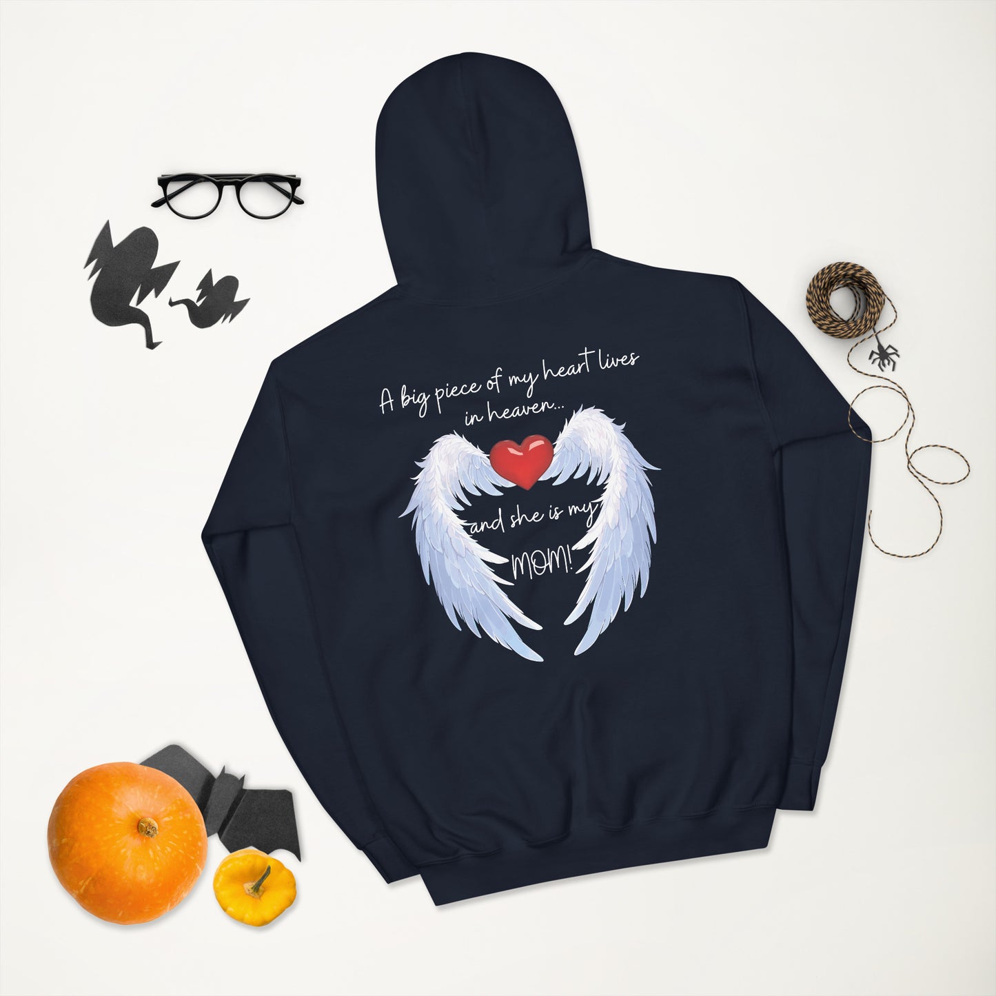 "Heavenly Heart Mom" Tribute Hoodie Unisex Hoodie