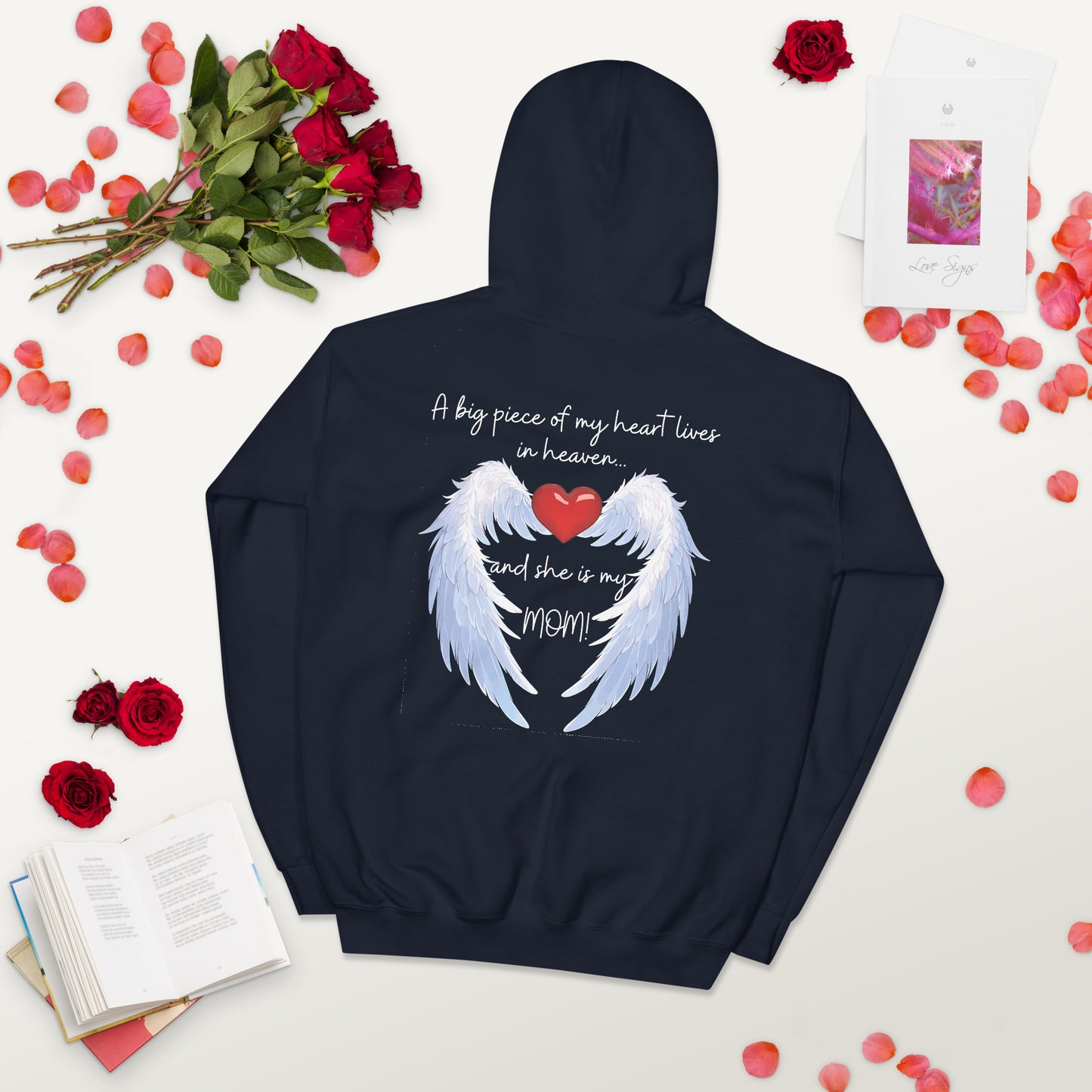 "Heavenly Heart Mom" Tribute Hoodie Unisex Hoodie