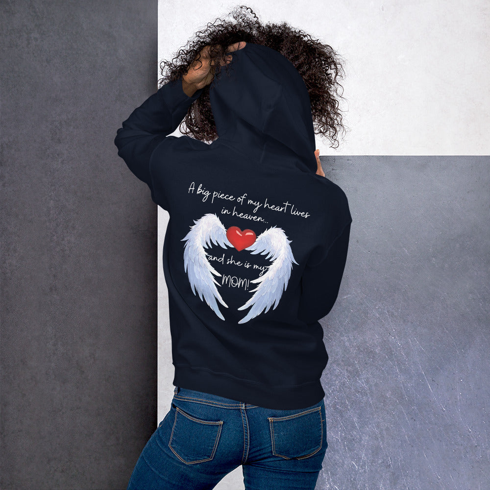 "Heavenly Heart Mom" Tribute Hoodie Unisex Hoodie