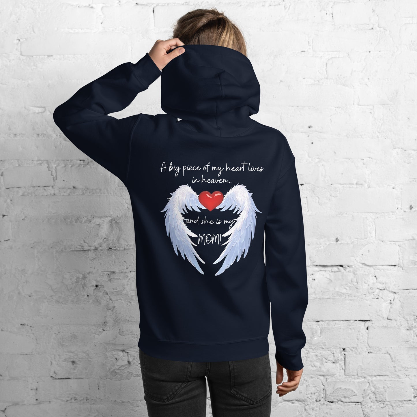 "Heavenly Heart Mom" Tribute Hoodie Unisex Hoodie