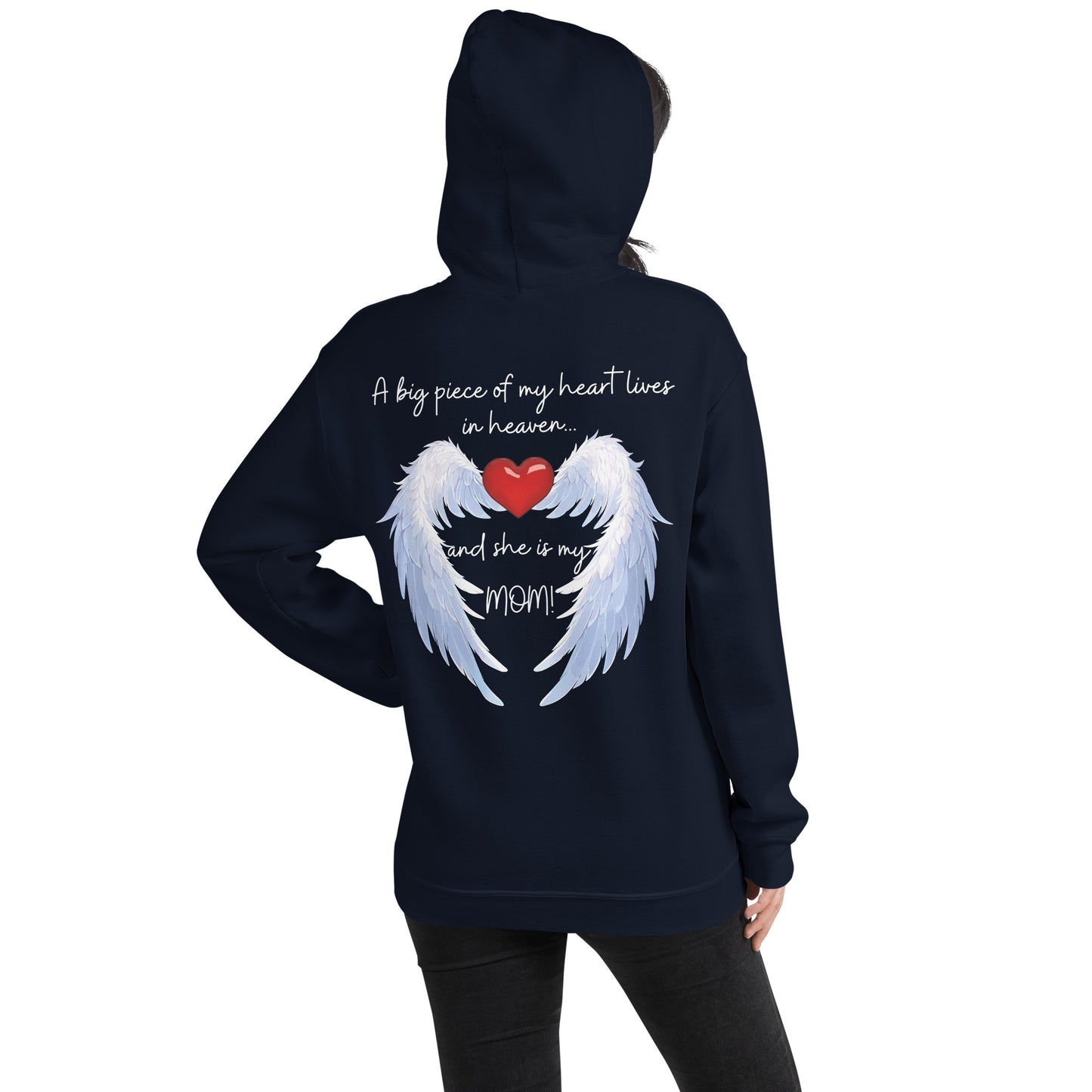 "Heavenly Heart Mom" Tribute Hoodie Unisex Hoodie