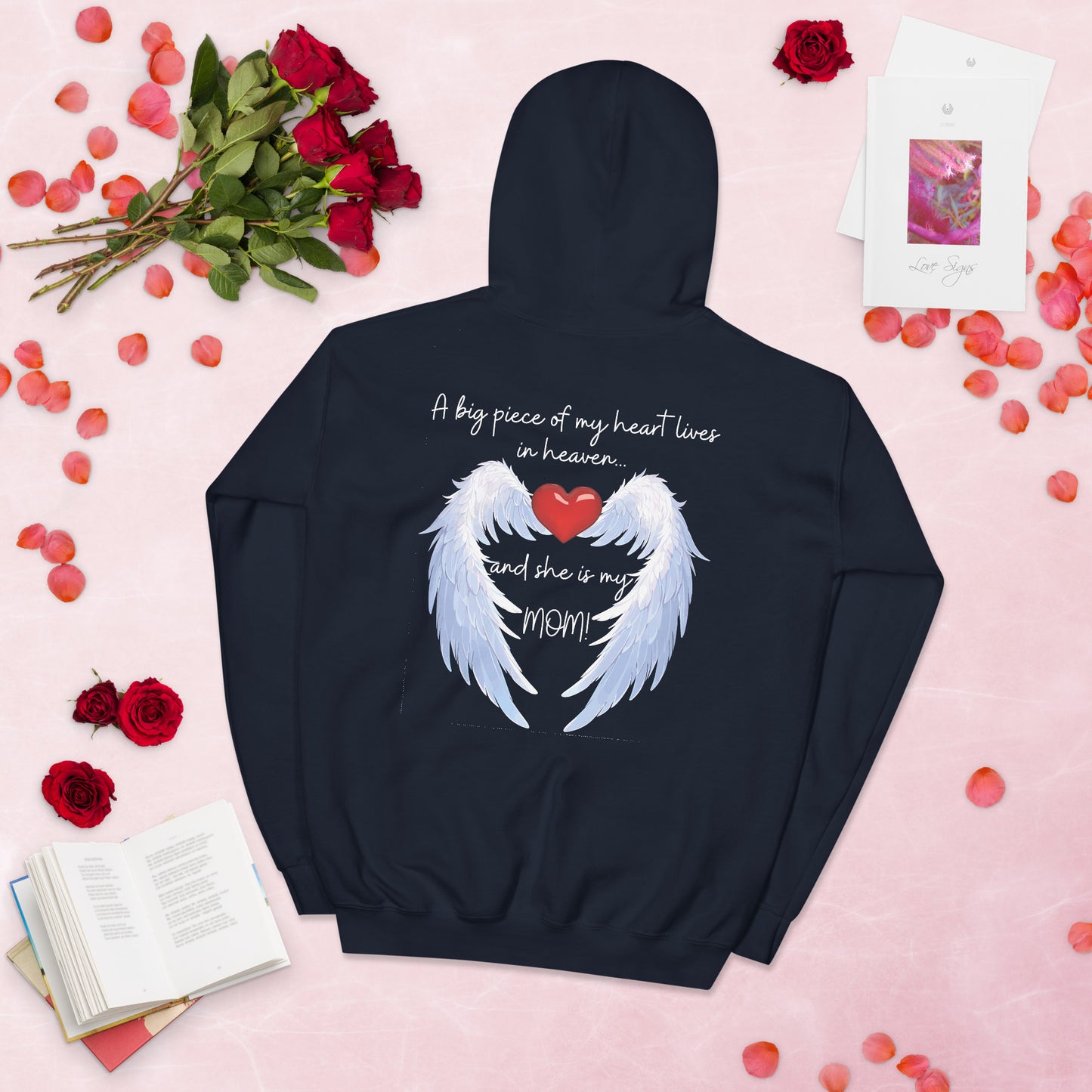 "Heavenly Heart Mom" Tribute Hoodie Unisex Hoodie