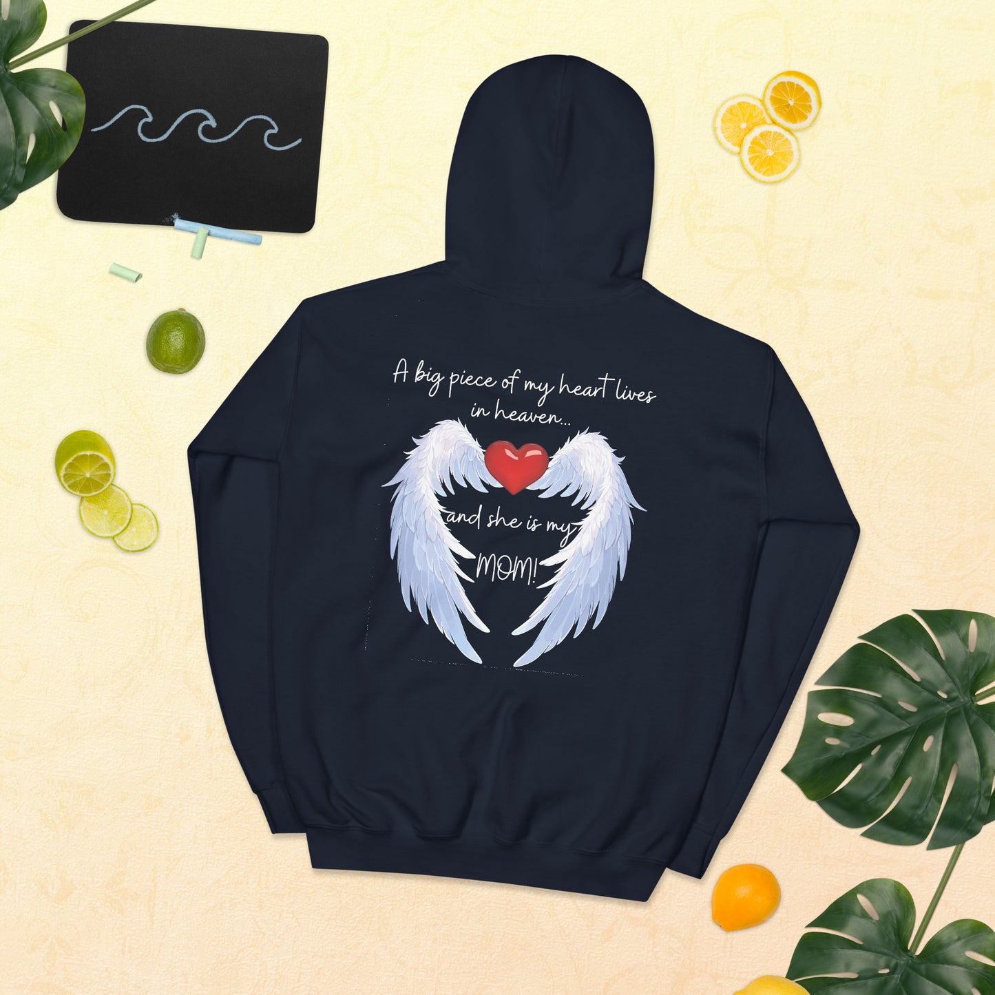 "Heavenly Heart Mom" Tribute Hoodie Unisex Hoodie