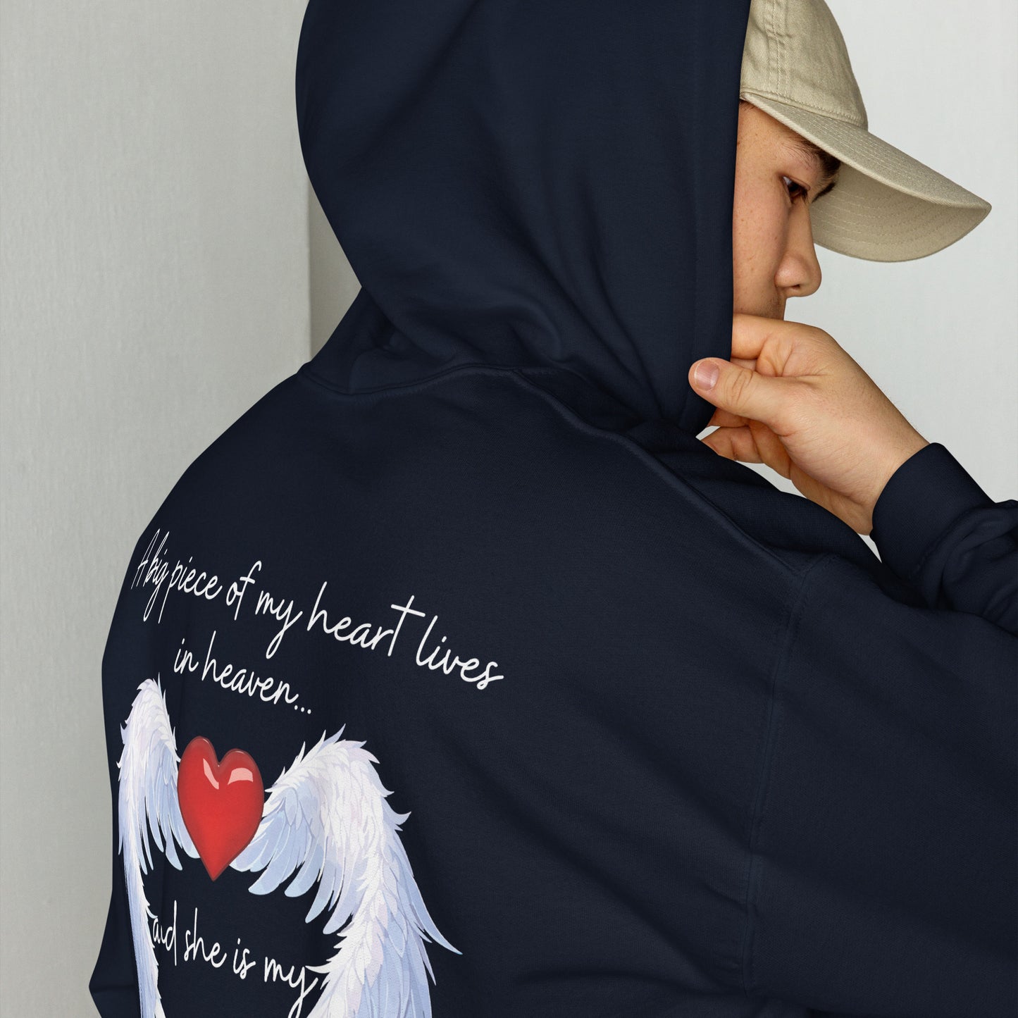 "Heavenly Heart Mom" Tribute Hoodie Unisex Hoodie