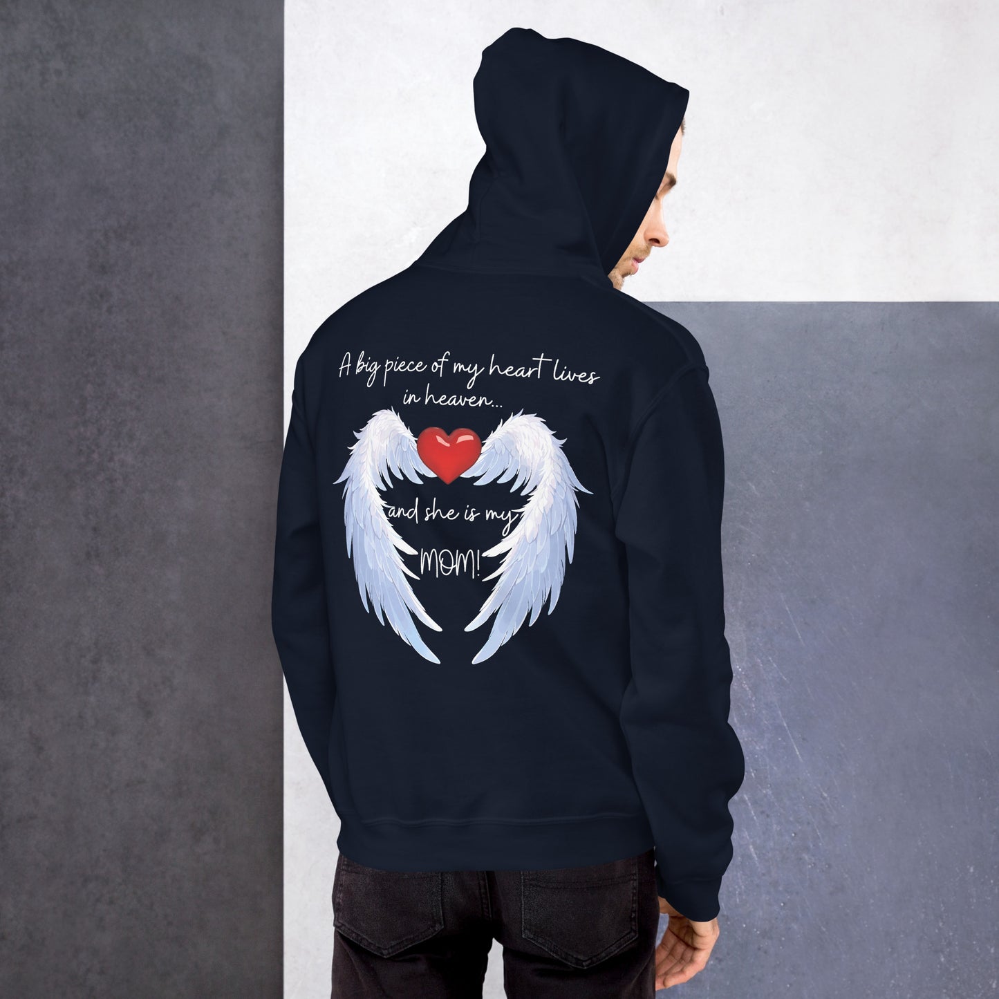 "Heavenly Heart Mom" Tribute Hoodie Unisex Hoodie