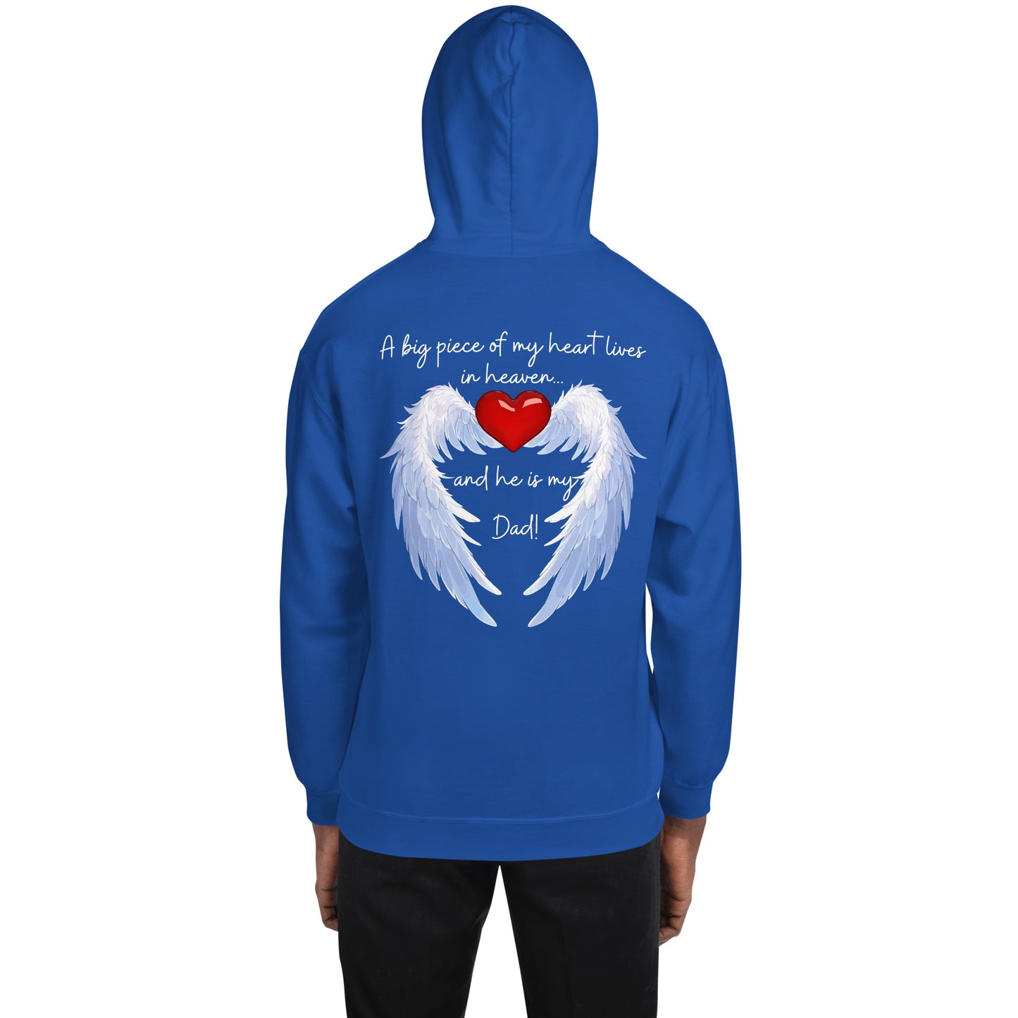 "Heavenly Heart Dad" Tribute Hoodie Unisex Hoodie