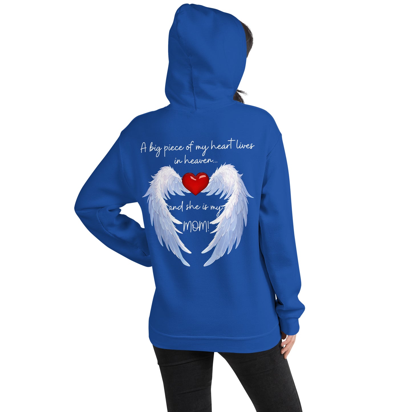 "Heavenly Heart Mom" Tribute Hoodie Unisex Hoodie