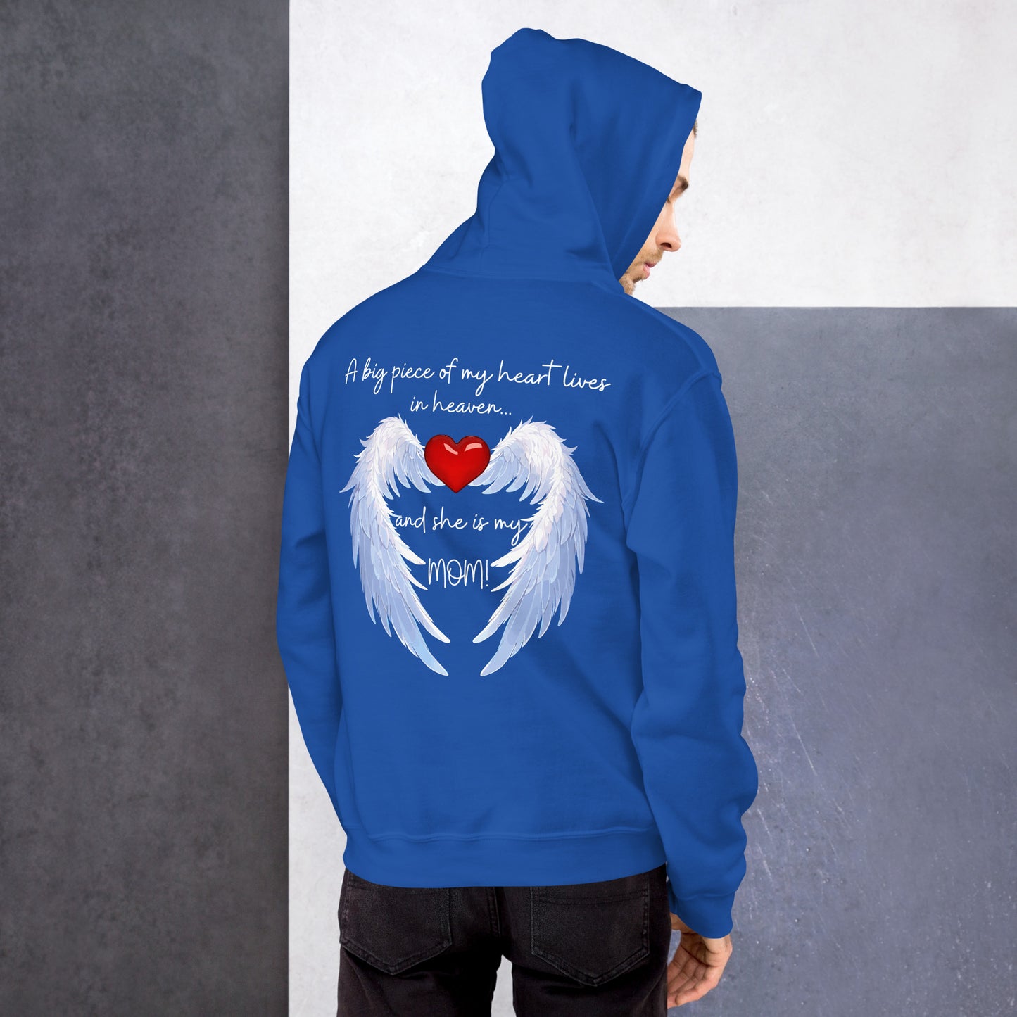 "Heavenly Heart Mom" Tribute Hoodie Unisex Hoodie