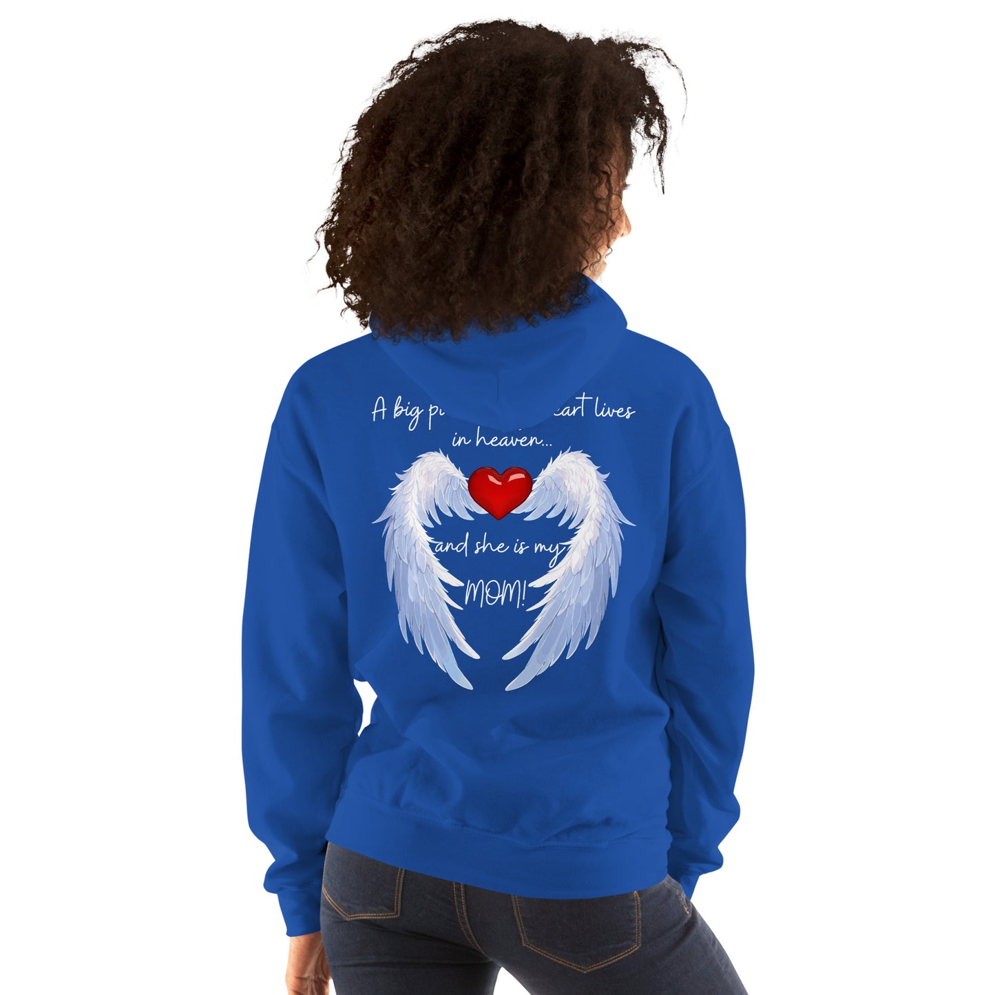 "Heavenly Heart Mom" Tribute Hoodie Unisex Hoodie