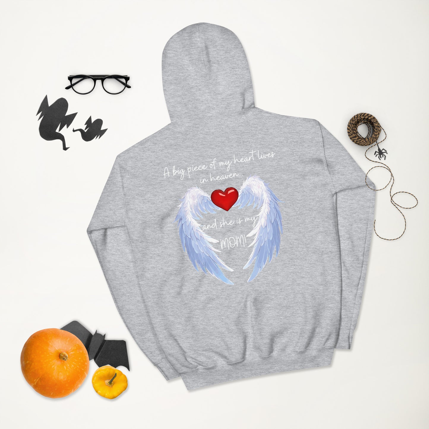 "Heavenly Heart Mom" Tribute Hoodie Unisex Hoodie