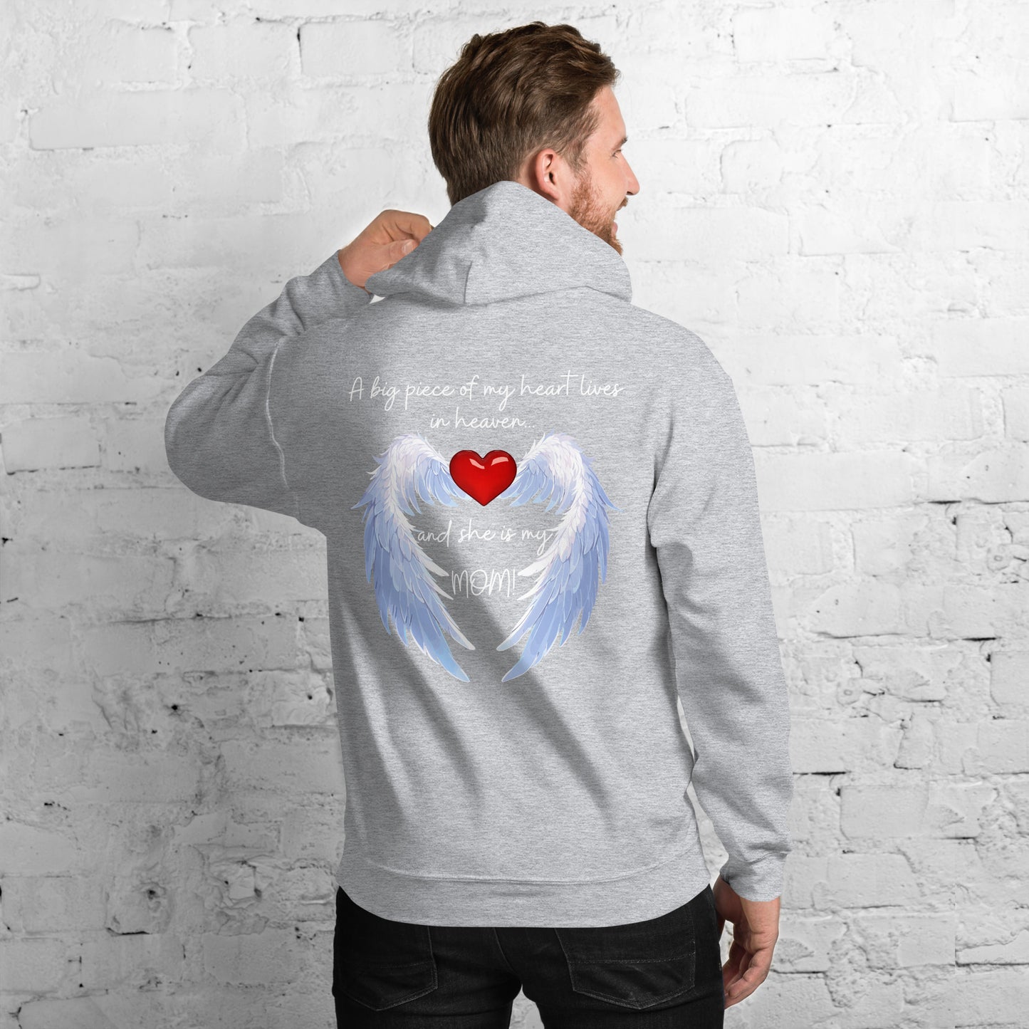 "Heavenly Heart Mom" Tribute Hoodie Unisex Hoodie