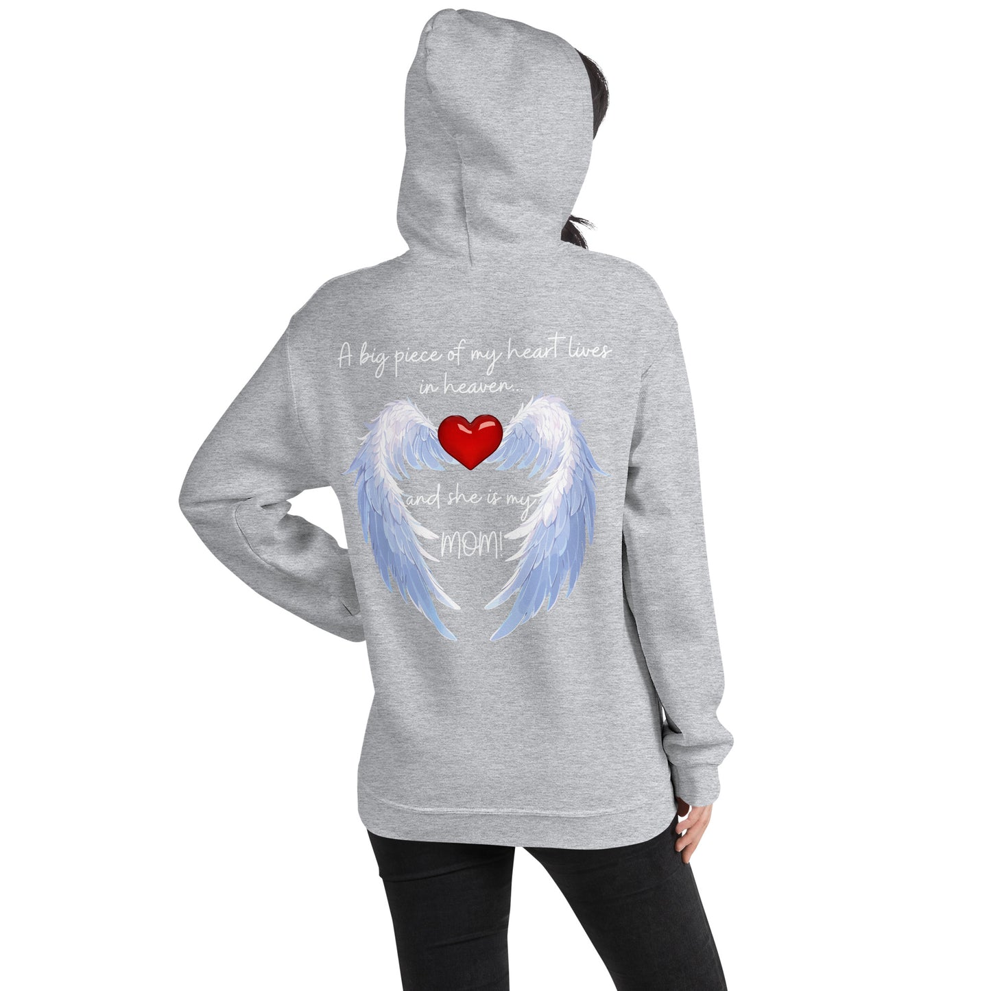 "Heavenly Heart Mom" Tribute Hoodie Unisex Hoodie