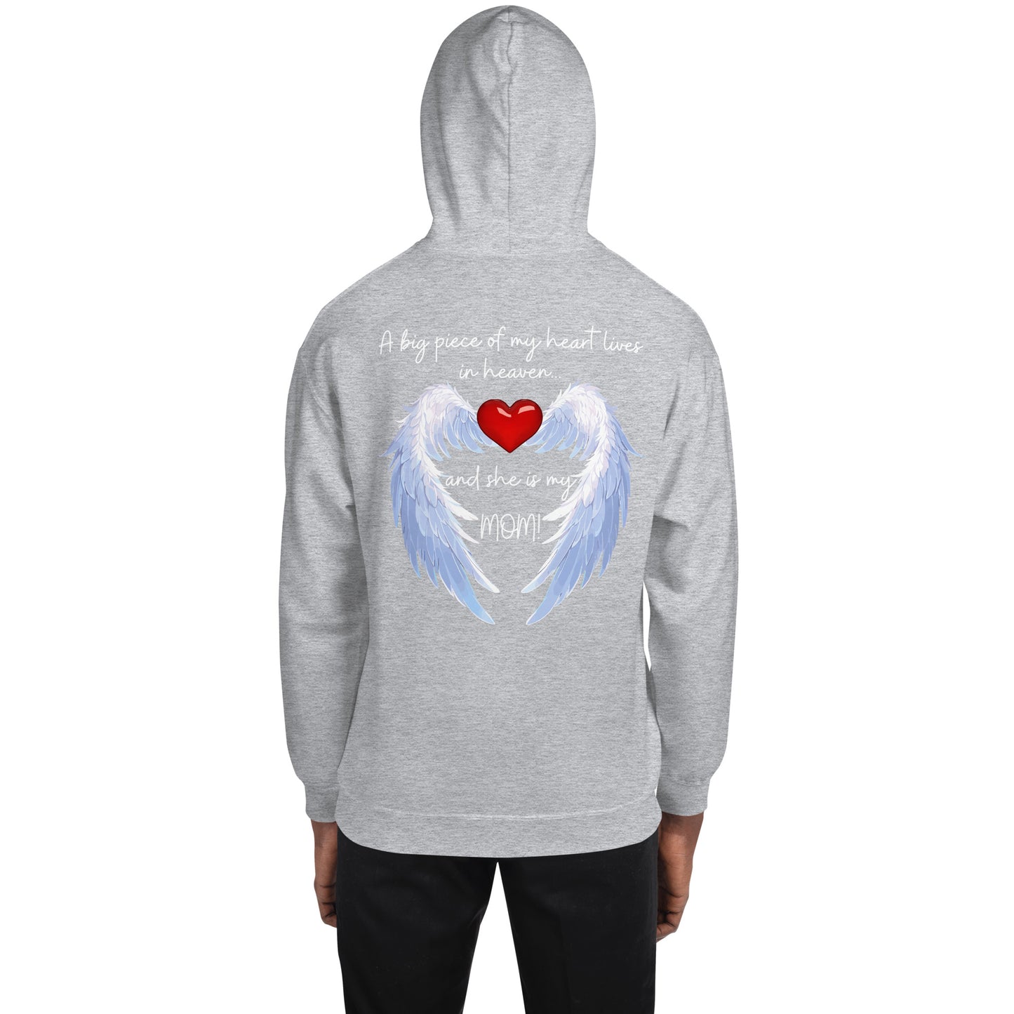 "Heavenly Heart Mom" Tribute Hoodie Unisex Hoodie