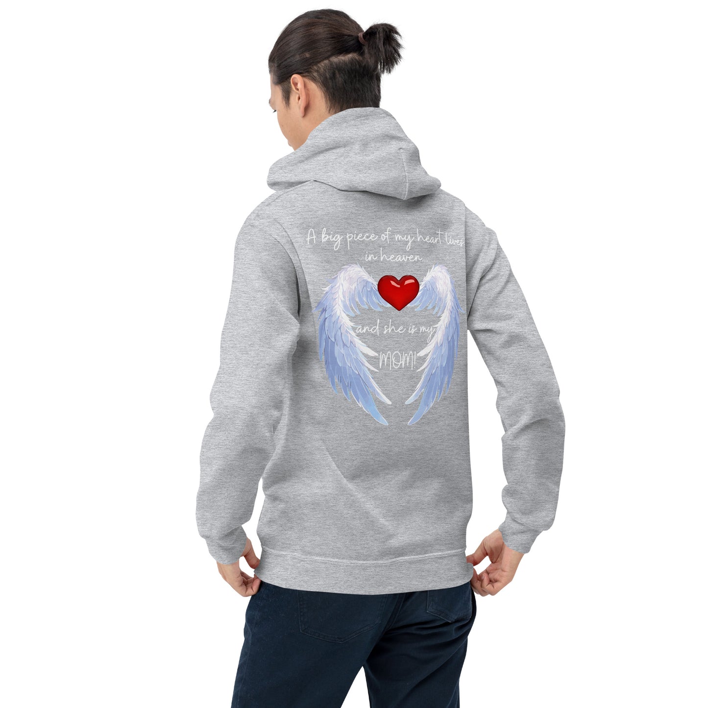 "Heavenly Heart Mom" Tribute Hoodie Unisex Hoodie