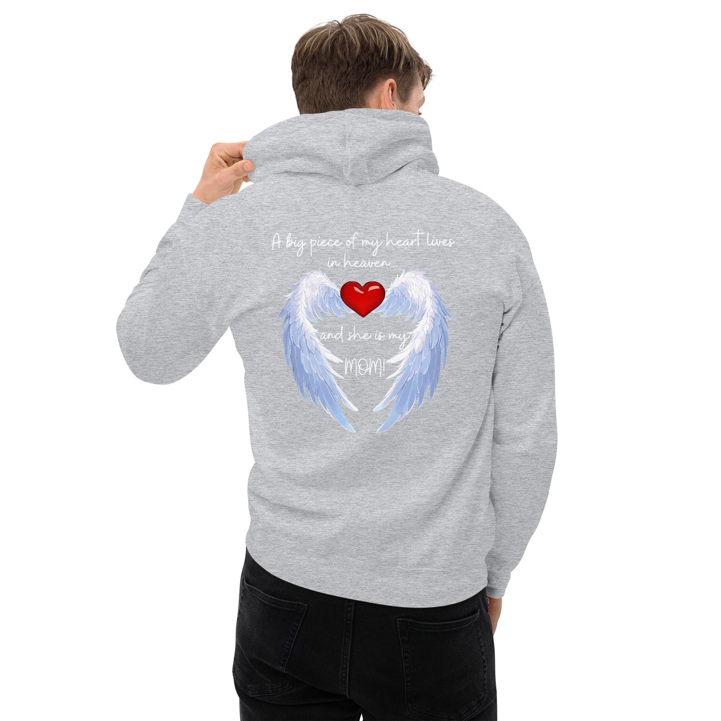 "Heavenly Heart Mom" Tribute Hoodie Unisex Hoodie