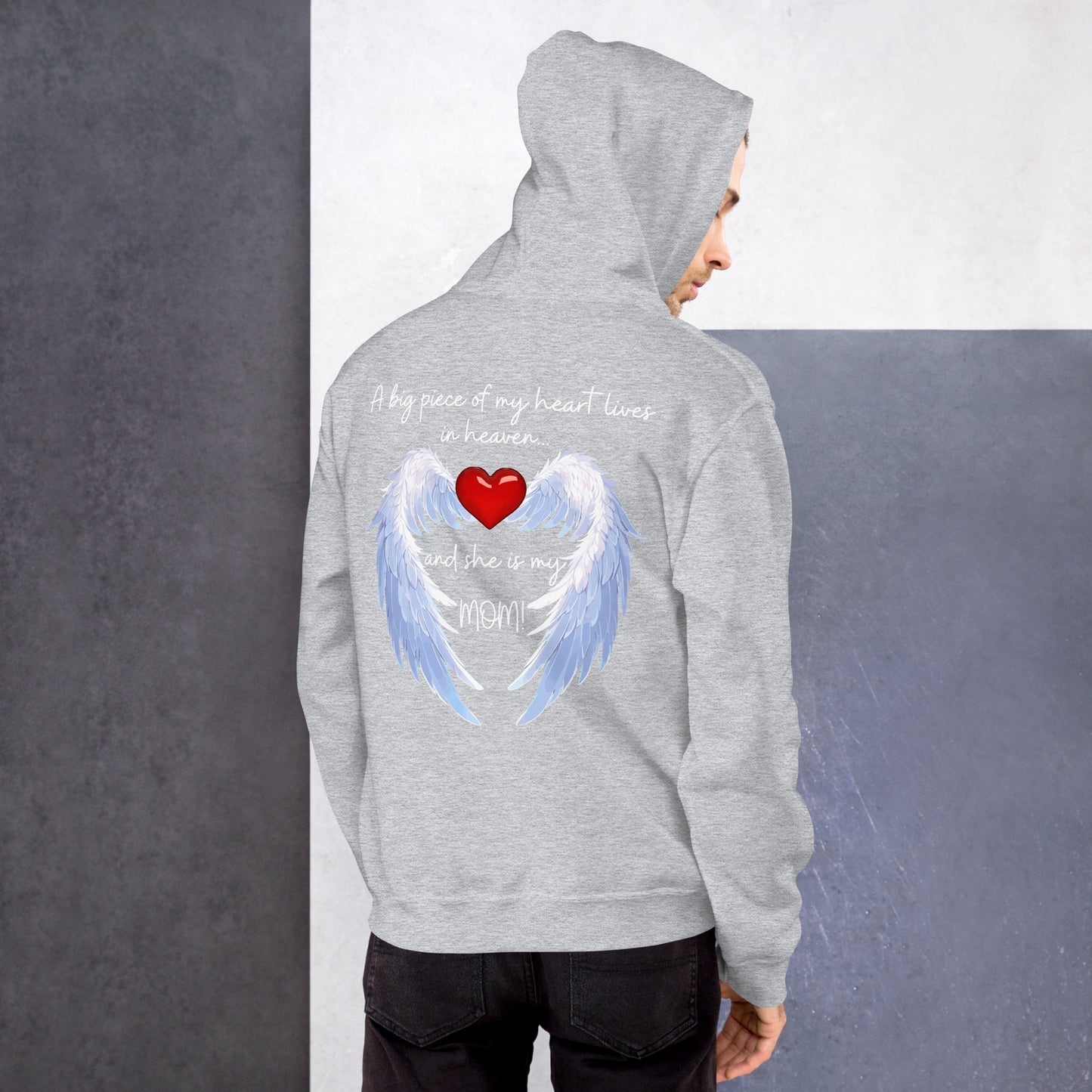 "Heavenly Heart Mom" Tribute Hoodie Unisex Hoodie