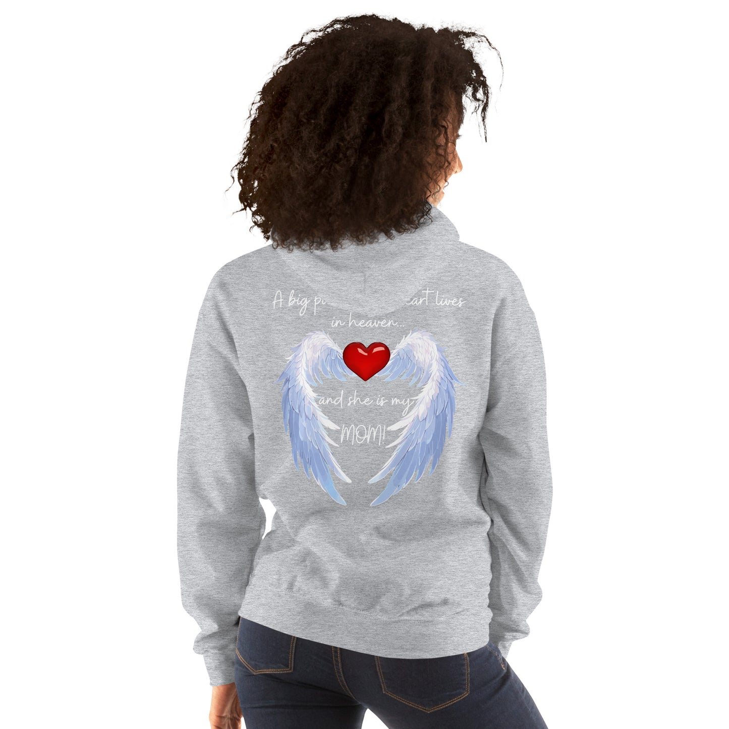 "Heavenly Heart Mom" Tribute Hoodie Unisex Hoodie