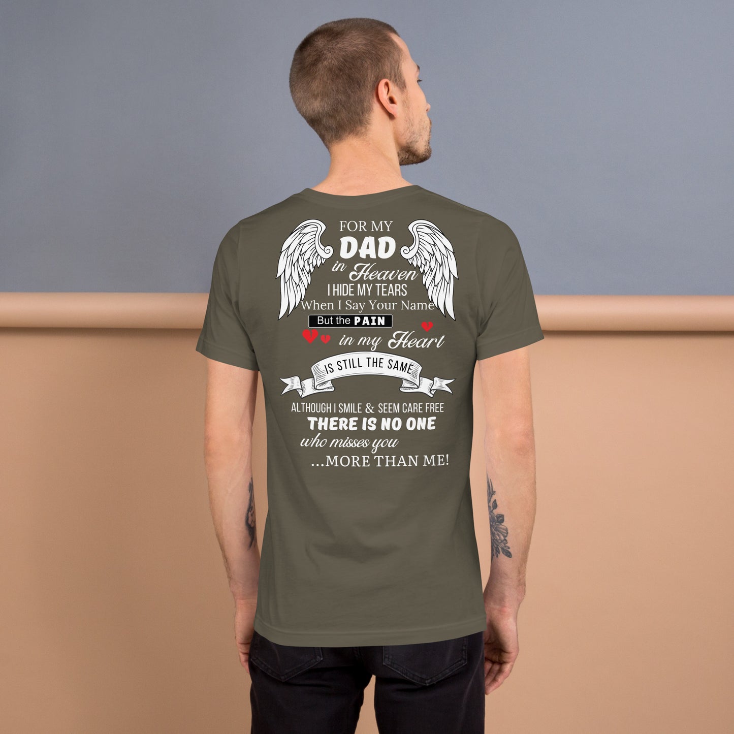 My Dad In Heaven | Custom Memorial Shirt