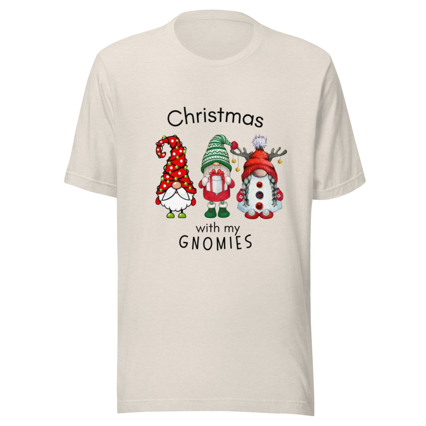 Festive Fun with My Gnomies: Christmas T-Shirt