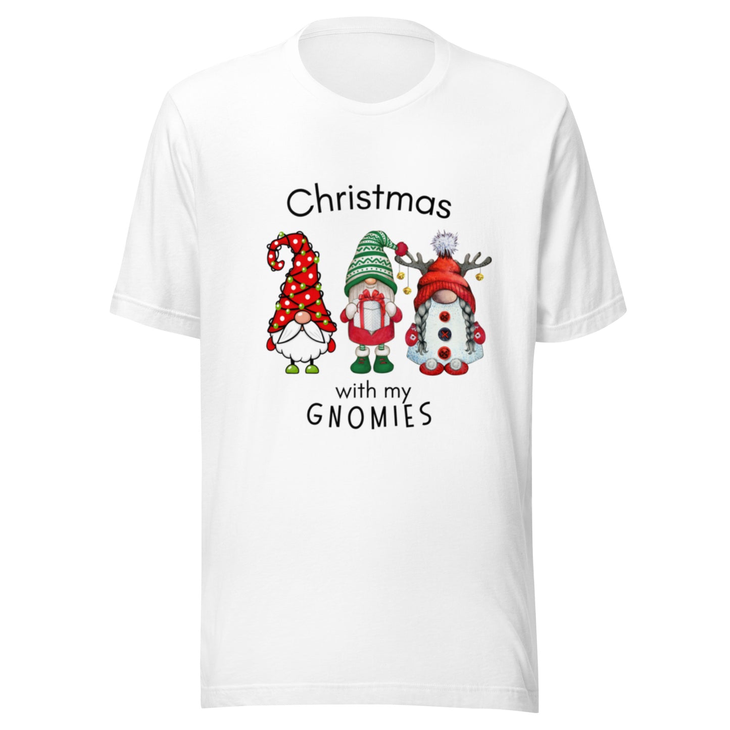 Festive Fun with My Gnomies: Christmas T-Shirt